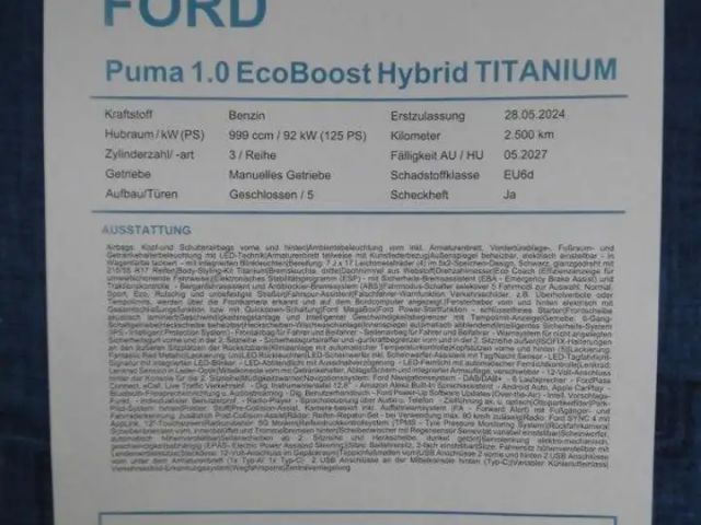 Ford Puma EcoBoost Titanium