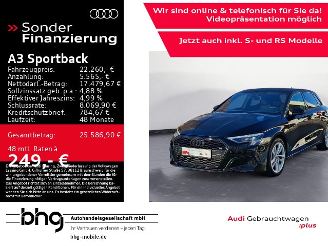 Audi A3 30 TFSI Sportback