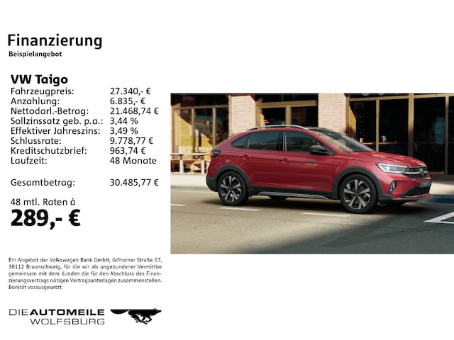 Volkswagen Taigo 1.5 TSI DSG Style