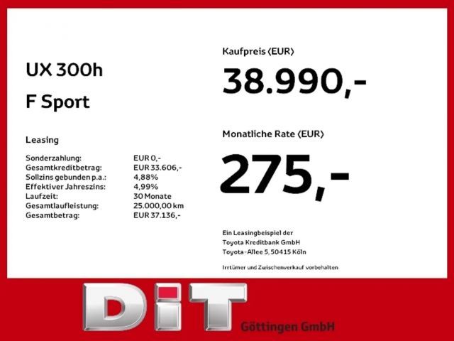 Lexus UX F Sport Sport