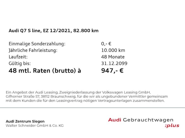 Audi Q7 50 TDI Quattro