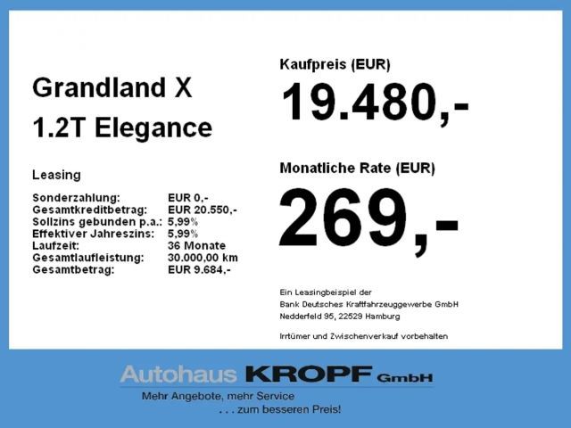 Opel Grandland X 1.2 Turbo