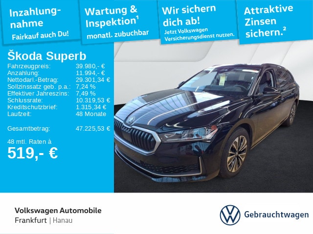 Skoda Superb 2.0 TSI 4x4 Combi Selection