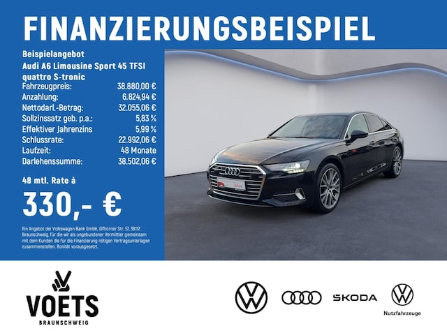 Audi A6 45 TFSI Quattro S-Tronic Sedan Sport