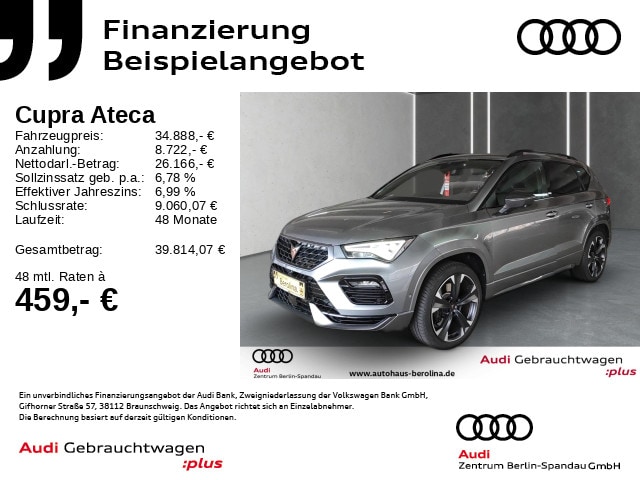 Cupra Ateca 2.0 TSI DSG VZ