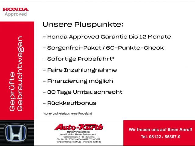 Honda e:Ny1 Advance Paket- Navi - Leder - PDC - Kamera - ACC