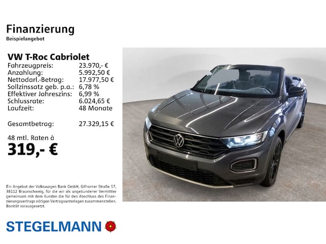 Volkswagen T-Roc 1.5 TSI Cabriolet Style