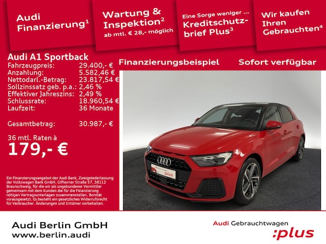 Audi A1 30 TFSI S-Tronic Sportback