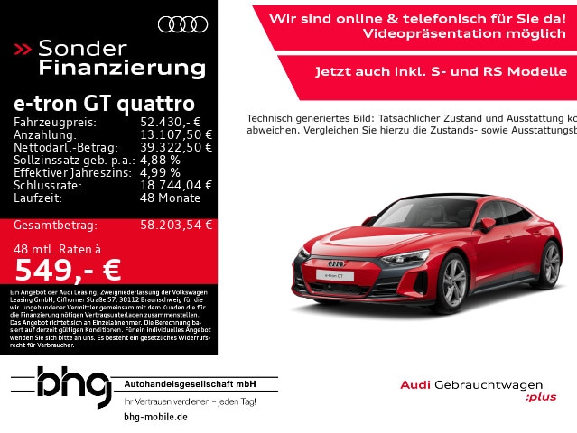 Audi e-tron GT Quattro