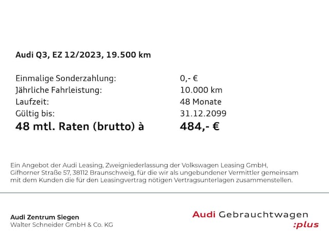 Audi Q3 45 TFSI Hybride S-Tronic