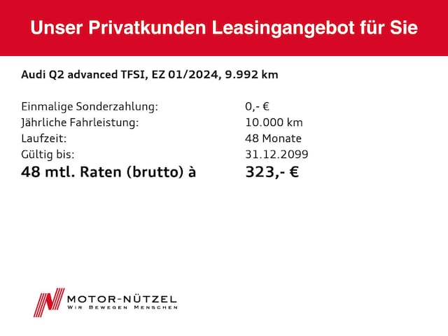 Audi Q2 35 TFSI S-Tronic