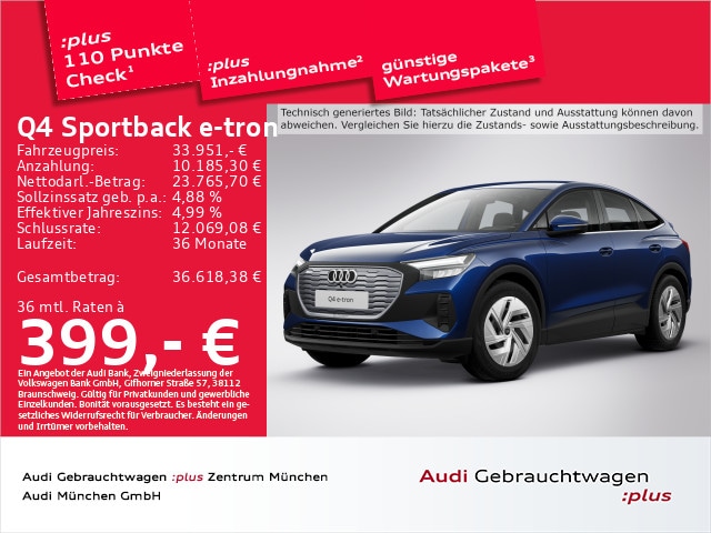 Audi Q4 e-tron 40 Sportback