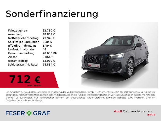 Audi Q7 45 TDI Quattro S-Line