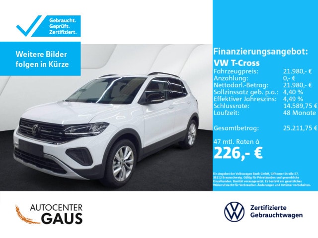 Volkswagen T-Cross 1.0 TSI