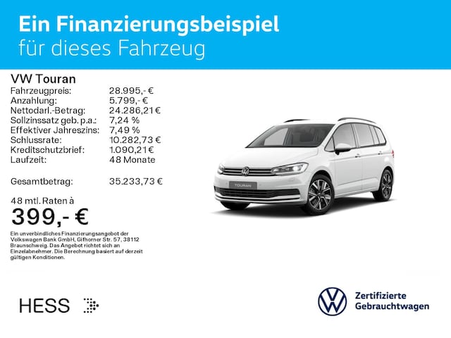 Volkswagen Touran 1.5 TSI Comfortline