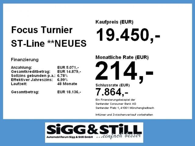 Ford Focus ST Line Wagon