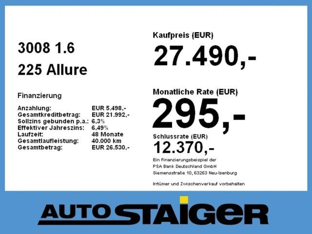 Peugeot 3008 Allure Pack