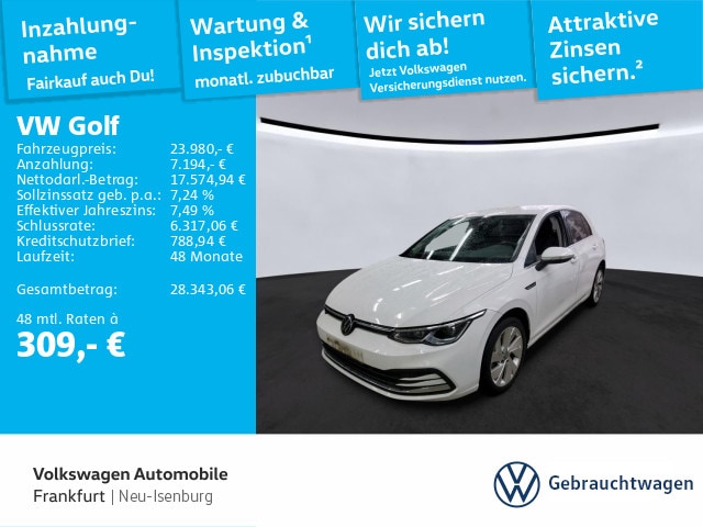Volkswagen Golf 1.5 eTSI DSG Golf VIII