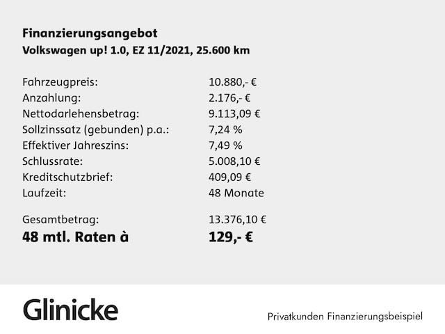 Volkswagen up! up! 1.0 Klima DAB+ Winter Paket Isofix
