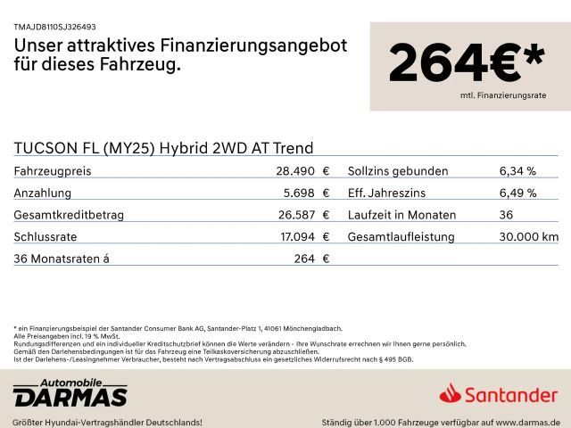 Hyundai Tucson 2WD Hybrid Trend