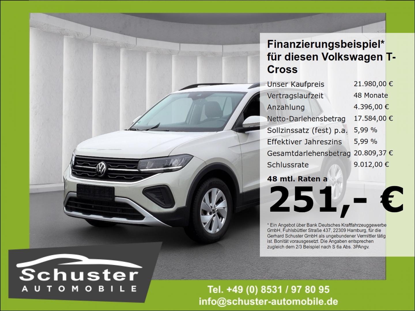 Volkswagen T-Cross 1.0 TSI Life