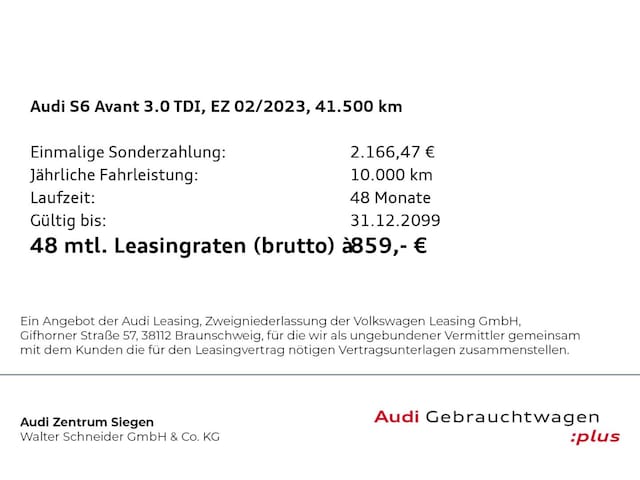 Audi S6 Avant Quattro