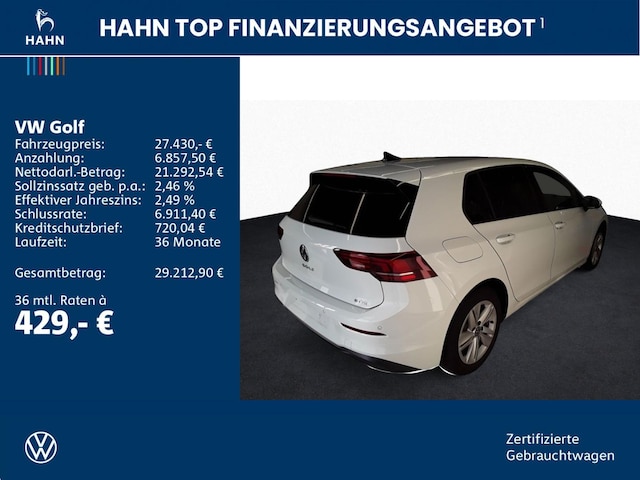 Volkswagen Golf 1.5 eTSI DSG Golf VIII Life