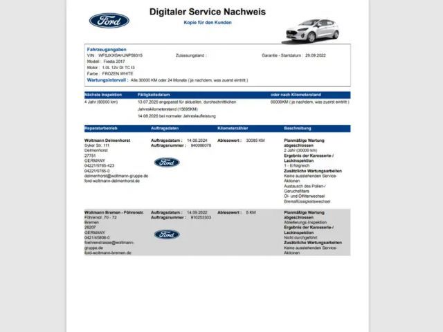 Ford Fiesta Cool & Connect