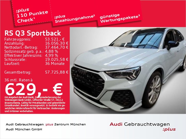 Audi RS Q3 Quattro S-Tronic Sportback