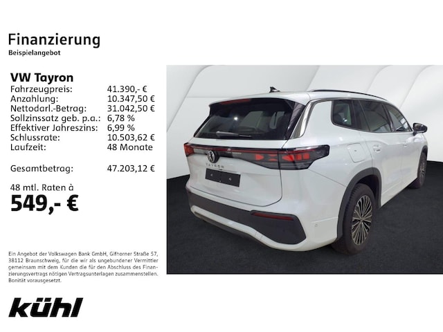 Volkswagen Tayron 2.0 TDI DSG IQ.Drive Life