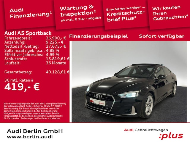 Audi A5 40 TDI Quattro S-Tronic Sportback