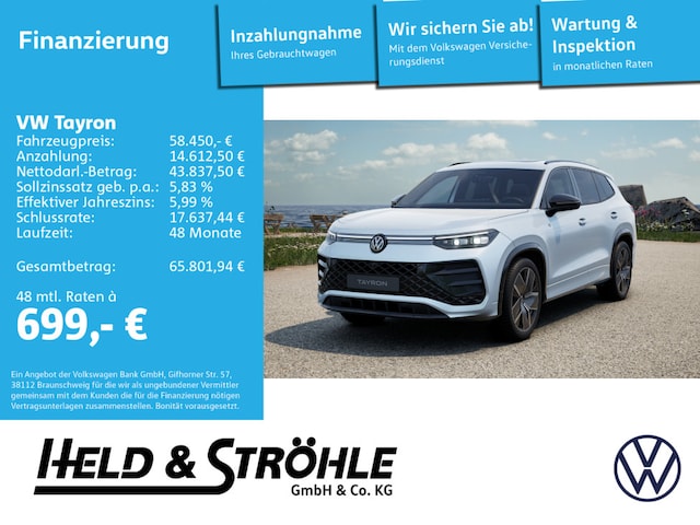 Volkswagen Tayron 2.0 TDI DSG R-Line