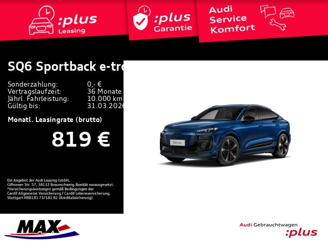Audi Q6 e-tron Quattro Sportback