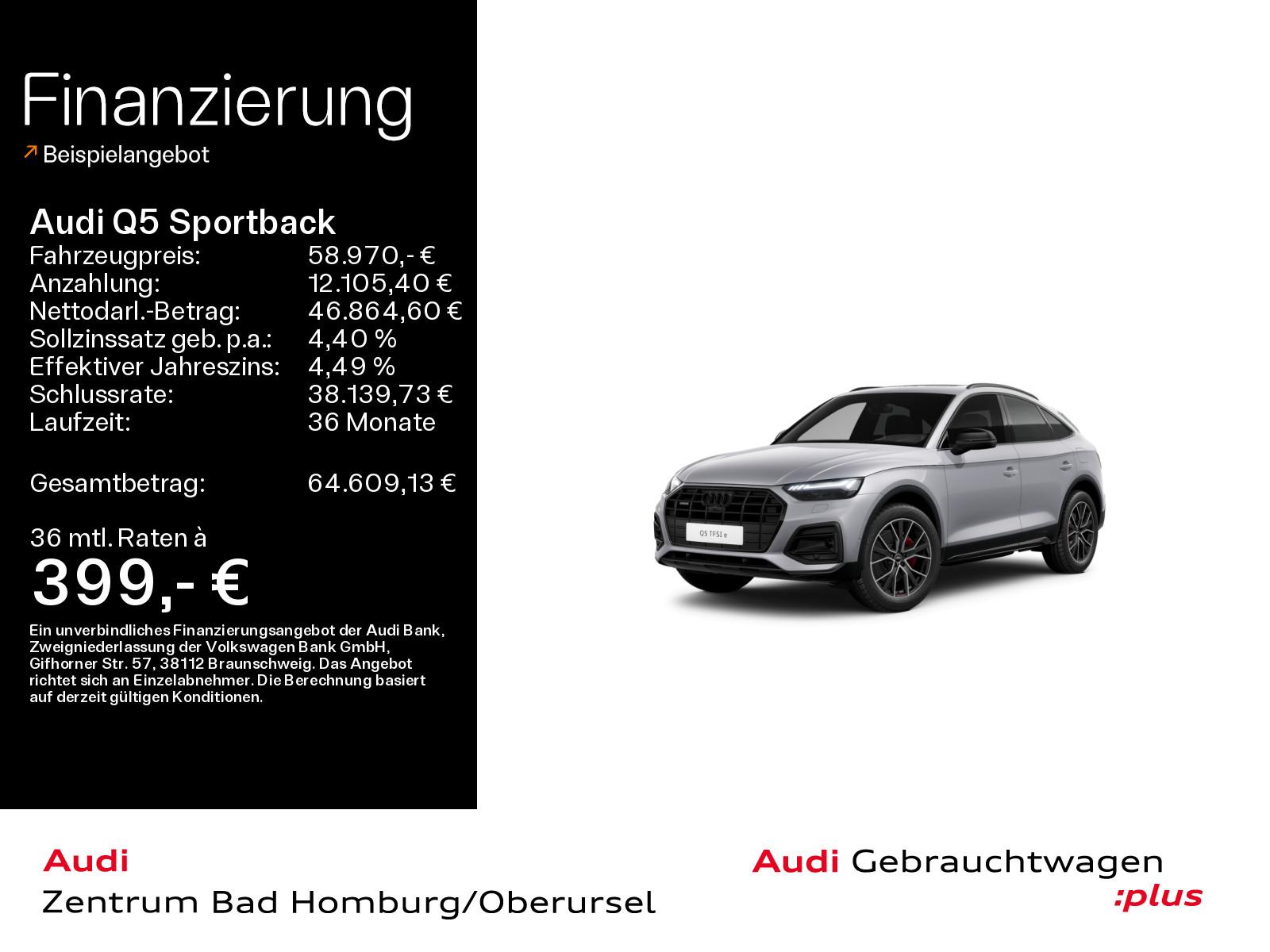 Audi Q5 50 TFSI Hybride Quattro Sportback