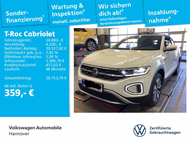 Volkswagen T-Roc 1.0 TSI Cabriolet Move