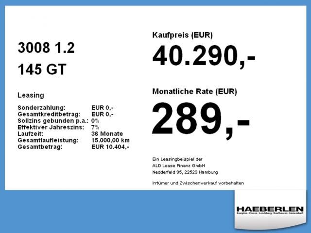 Peugeot 3008 GT-Line