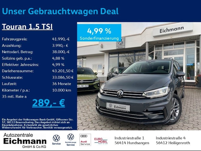 Volkswagen Touran Touran 1.5   CL   BT110 TSID7F