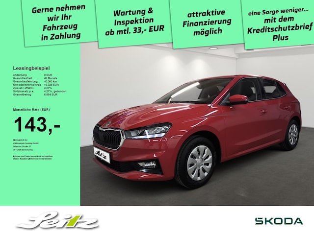 Skoda Fabia 1.0 MPI *LED*PARKSENSOR*SITZH*