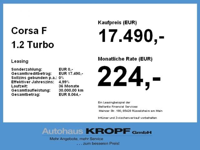 Opel Corsa 1.2 Turbo Turbo