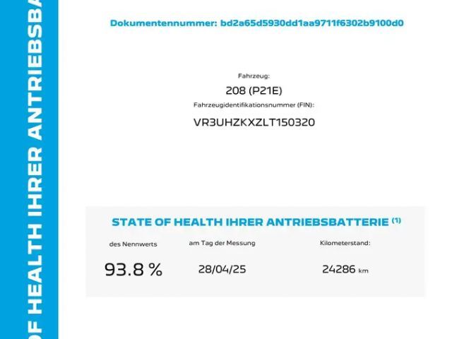 Peugeot E-208 GT-Line