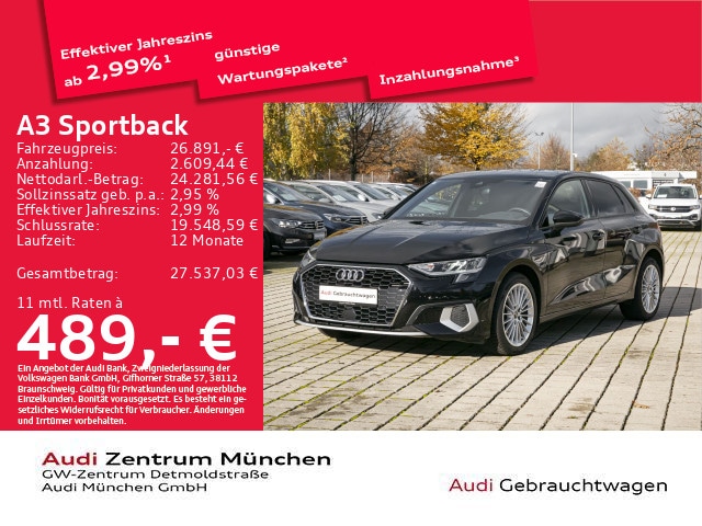 Audi A3 30 TFSI S-Tronic Sportback
