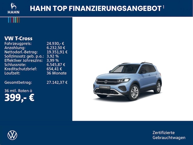 Volkswagen T-Cross 1.0 TSI DSG