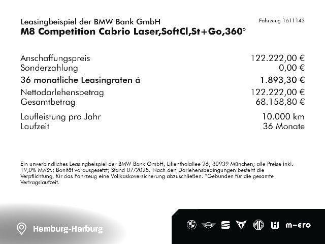 BMW M8 Cabrio Competition