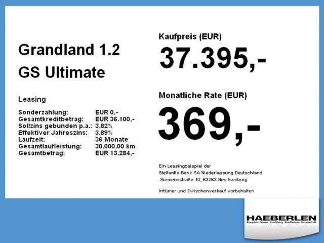 Opel Grandland X GS-Line Grand Sport