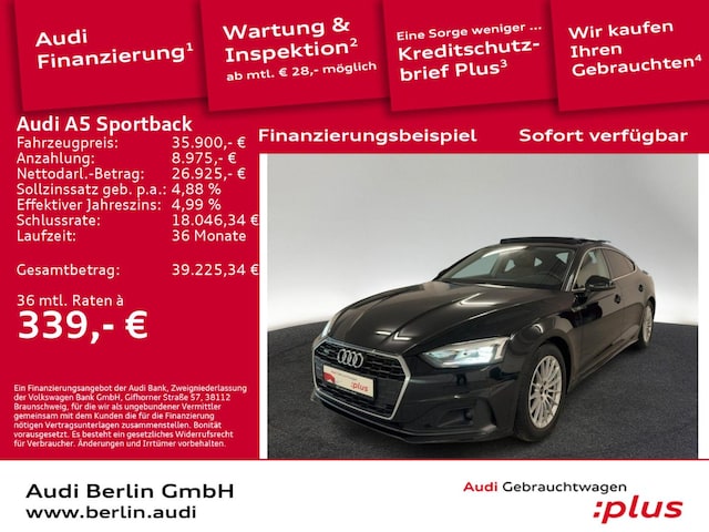 Audi A5 40 TDI Quattro S-Tronic Sportback