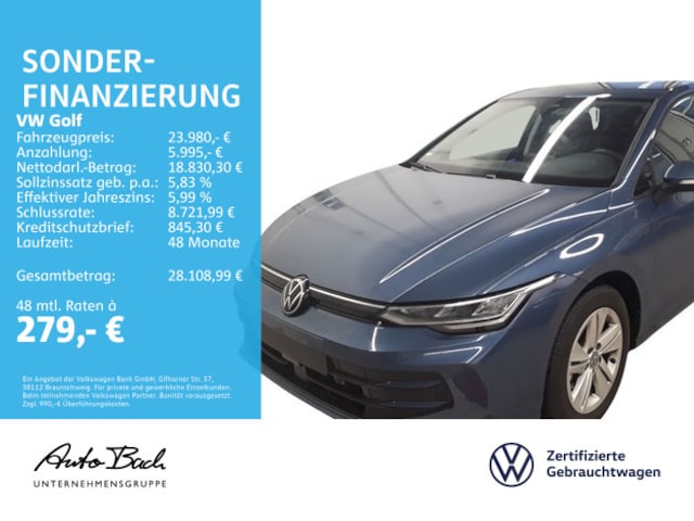 Volkswagen Golf 1.5 TSI Golf VIII Life