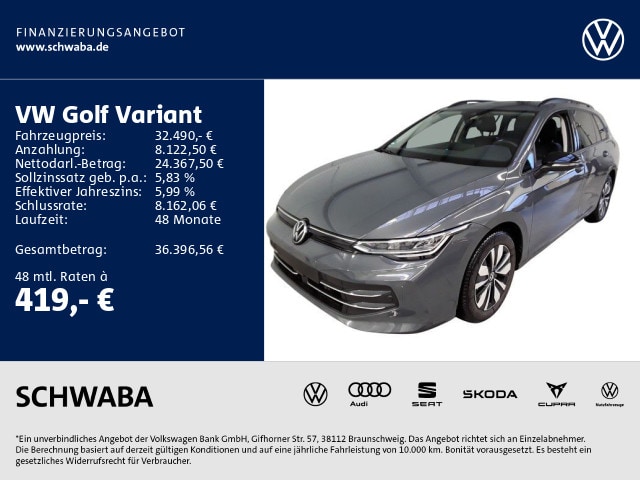 Volkswagen Golf 1.5 eTSI DSG Golf VIII Variant