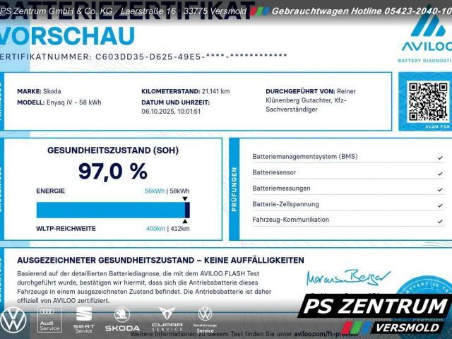 Skoda Enyaq Sportline iV 60