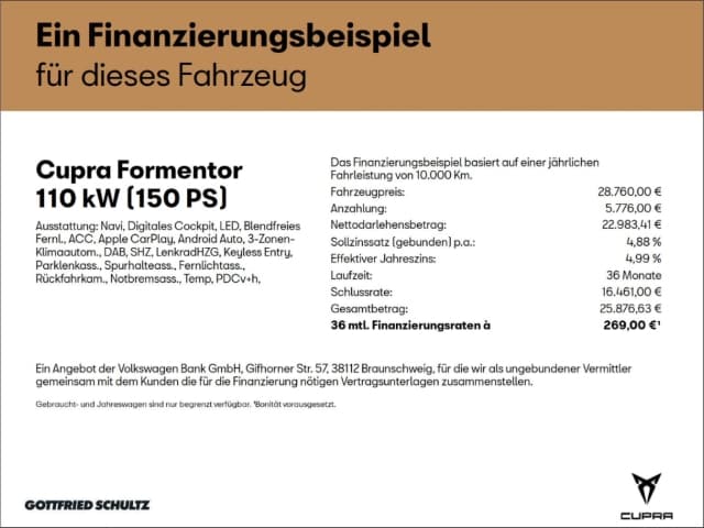 Cupra Formentor 4Drive DSG