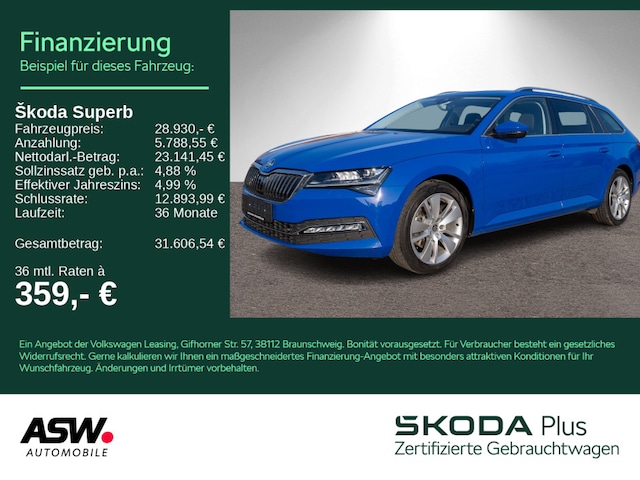 Skoda Superb 2.0 TSI Combi Style Style